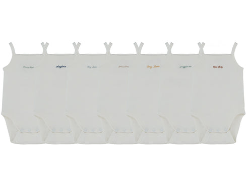 Kipp Blue Bebe 7 Pack Onesies