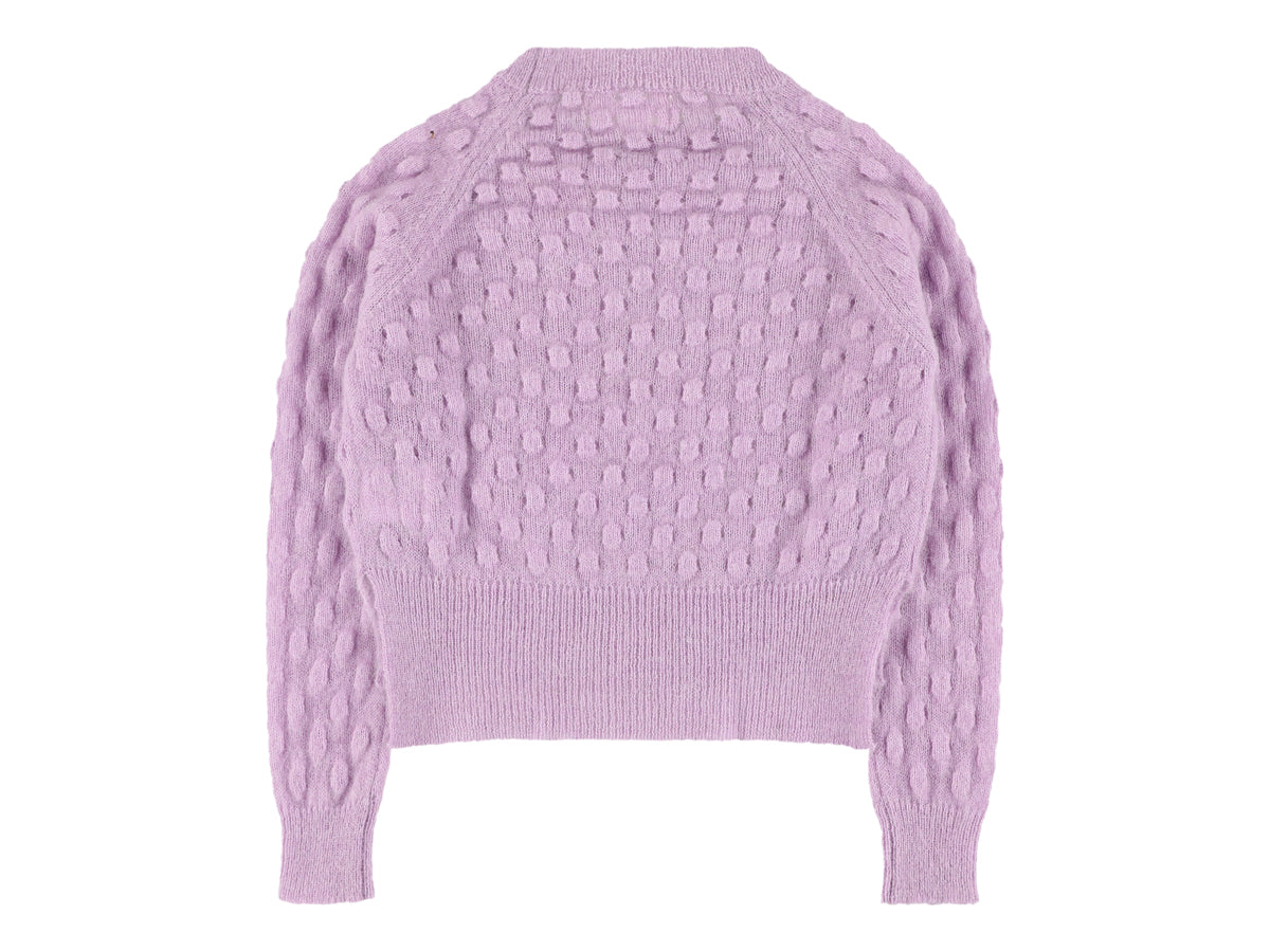 Tinley Short Sleeve Sweater Top - Lilac main image 0