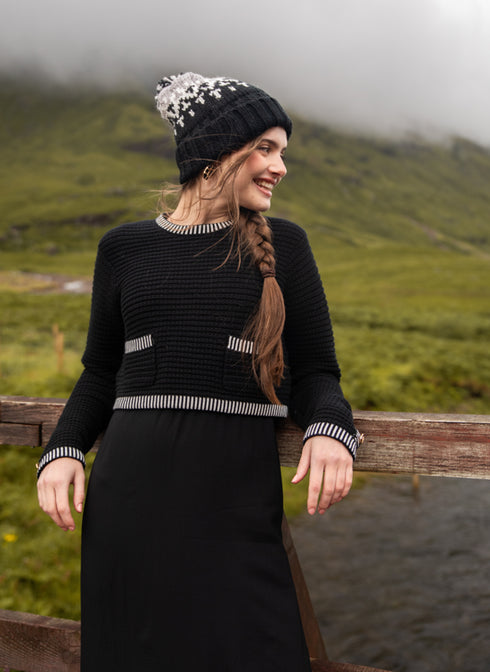 Pashmina Knit Weave Overlay Maxi