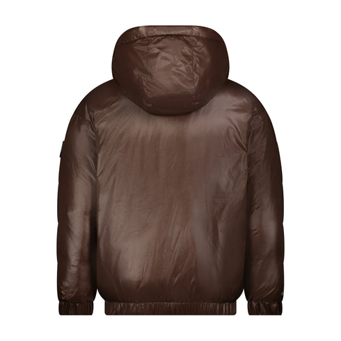 Scotch Bonnet Brown Leather Coat