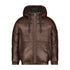 Scotch Bonnet Brown Leather Coat