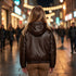 Scotch Bonnet Brown Leather Coat