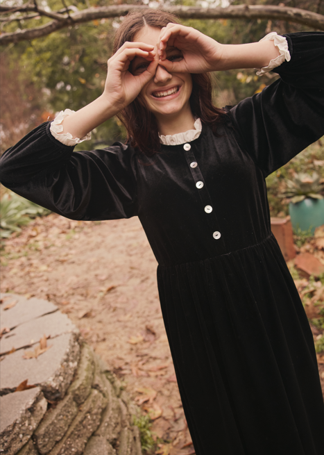 Pashmini Sawyer Velvet Maxi