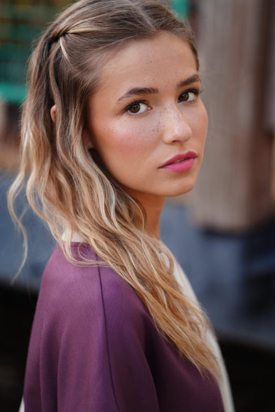 Luna Mae Plum Mix Sweatshirt