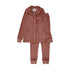 Pouf Velour Grandpa Pajamas in Pink