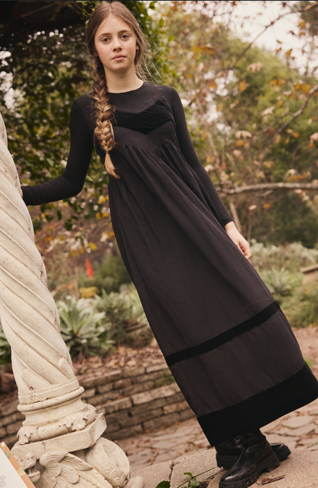 Pashmini Carmen Velvet Chevron Jumper