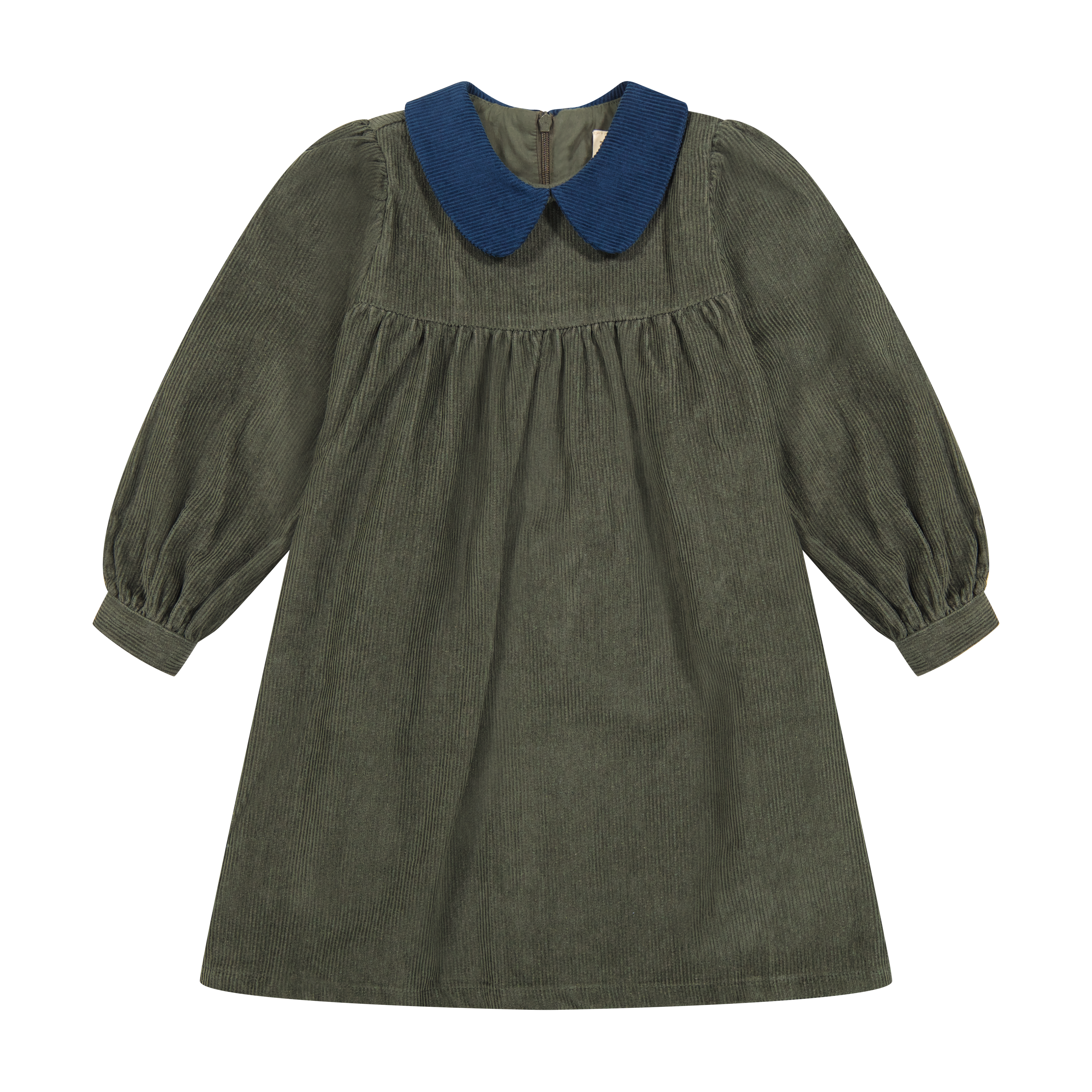 slim fit dress slacks Georgina Girls Dress - Olive Green main image 0